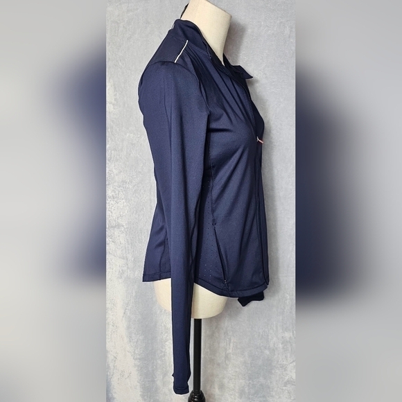 🆕Spyder Active Womens Full Zip Navy Track Jacket NWT $88 Size Small - Picture 3 of 14